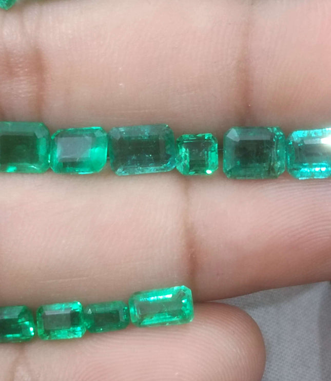 20.64ct Zambian Natural Emerald Parcel