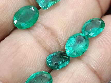 Natural Emerald Lot 8.50ct Medium Green Zambian Loose Gemstones