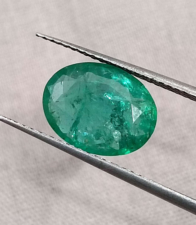 Certified 2.40ct Zambian Natural Emerald