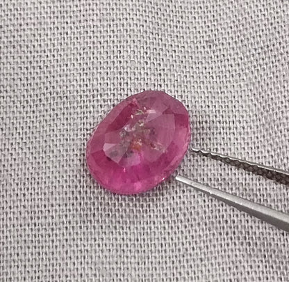 GSI Certified 3.98ct Sri Lanka Ruby, Natural Heated Gemstone