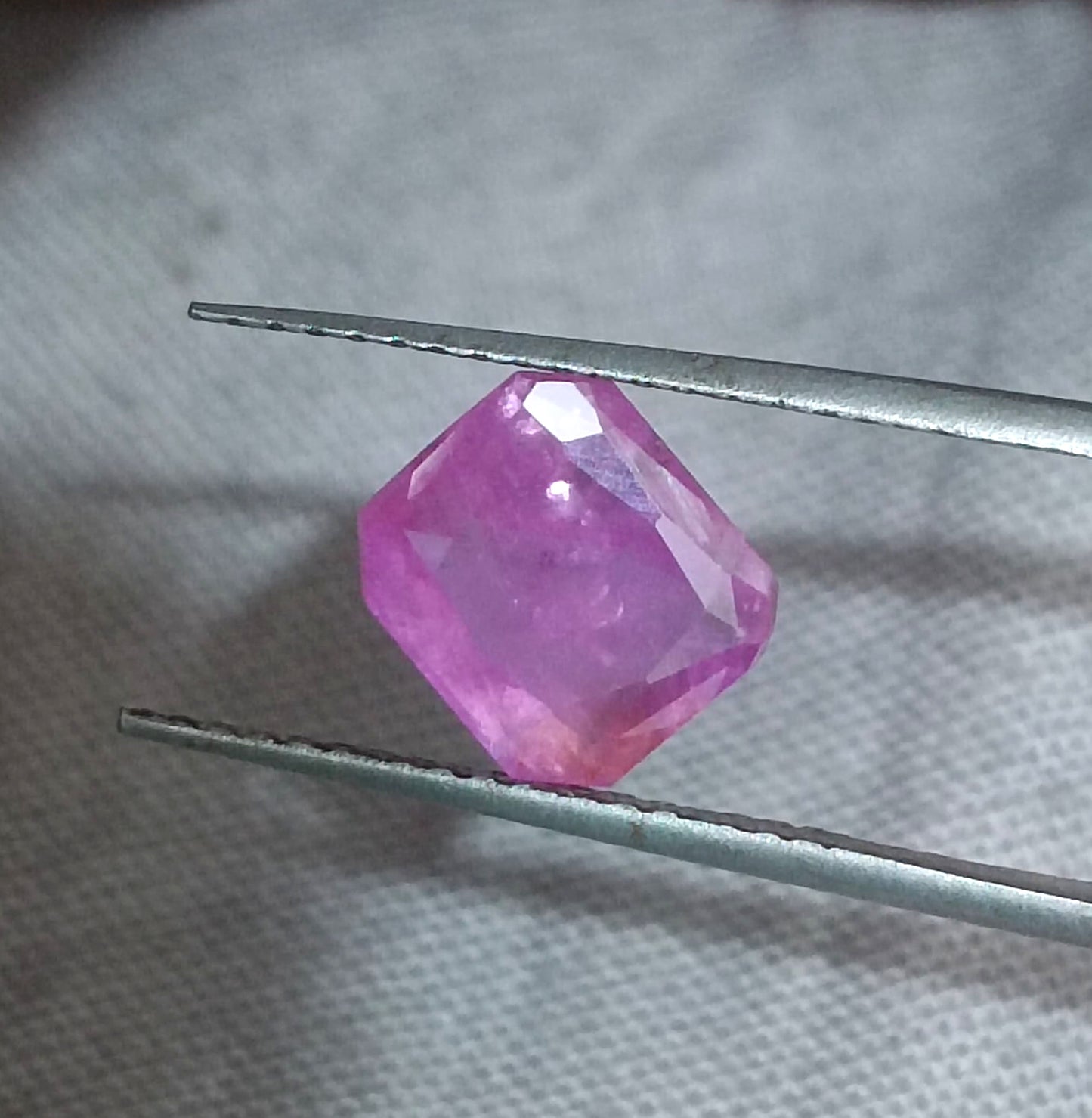 GSI Certified 2.55ct Pinkish Red Ruby, 100% Natural Untreated Gemstone - SMSGEMS 