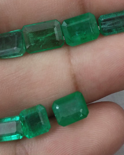 13.63ct Natural Zambian Emerald Parcel Earth Mined Loose Gemstones