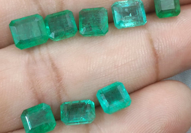 11.37ct Natural Zambian Emerald Parcel Loose Gemstone
