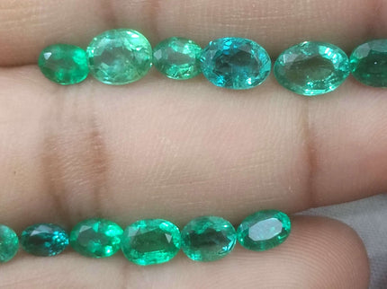8.40ct Zambian Natural Emerald Parcel