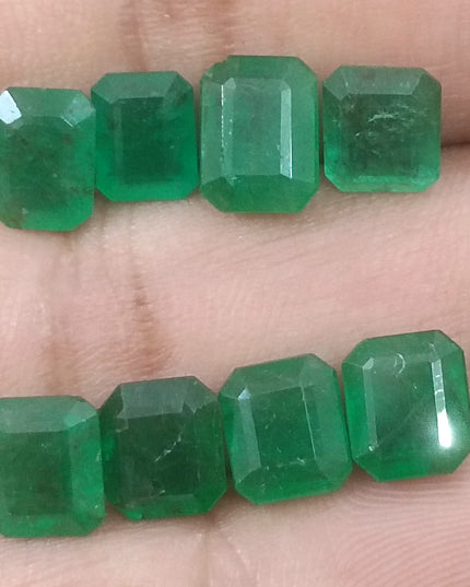 14.54ct Vivid to Deep Green Natural Emerald parcel earth mined loose Gemstones