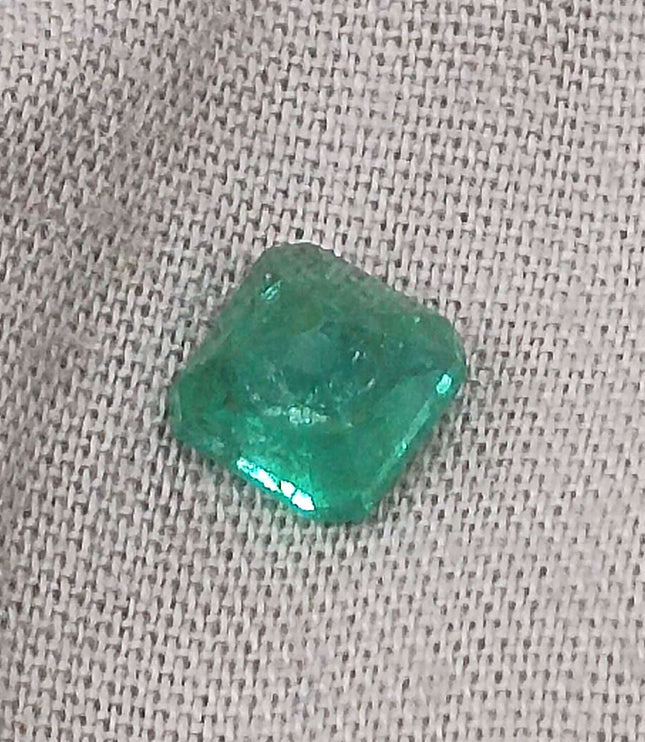 1.46ct Certified Zambian Natural Emerald Stone
