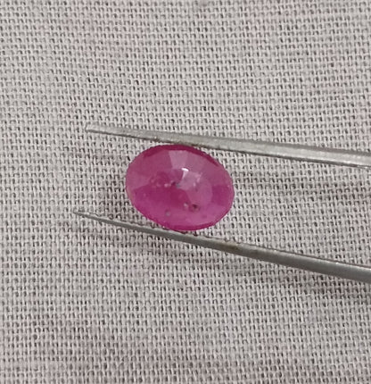 1.07ct Mozambique Ruby, 100% Natural Earth Mined Gem