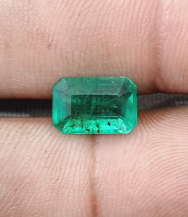 Panjshir Emerald 2.44ct Spring Green  Natural Earth Mined Gemstone