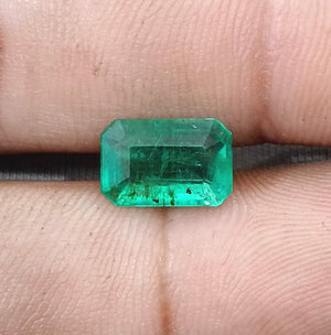 Panjshir Emerald 2.44ct Spring Green  Natural Earth Mined Gemstone