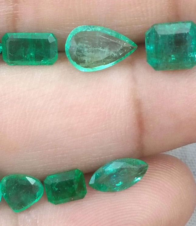9.00ct Natural Zambian Emerald Parcel.