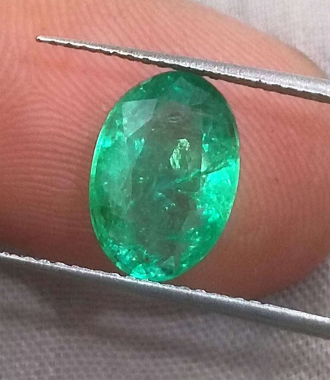 2.57ct Certified Natural Zambian Emerald