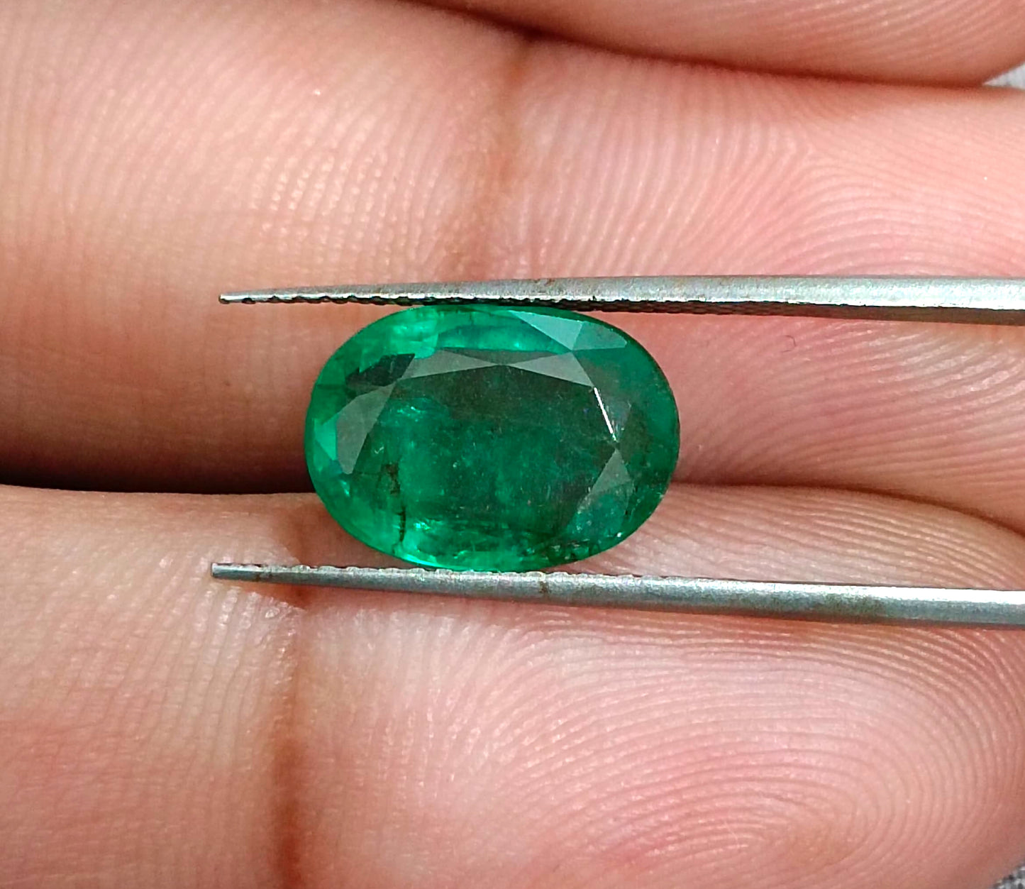 2.94ct Medium Deep Glass Green Swat Emerald, 100% Natural Earth Mined Gemstone