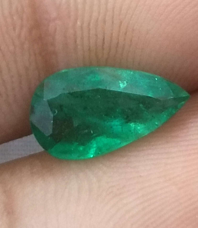 2.08ct Certified Zambian Natural Emerald Stone