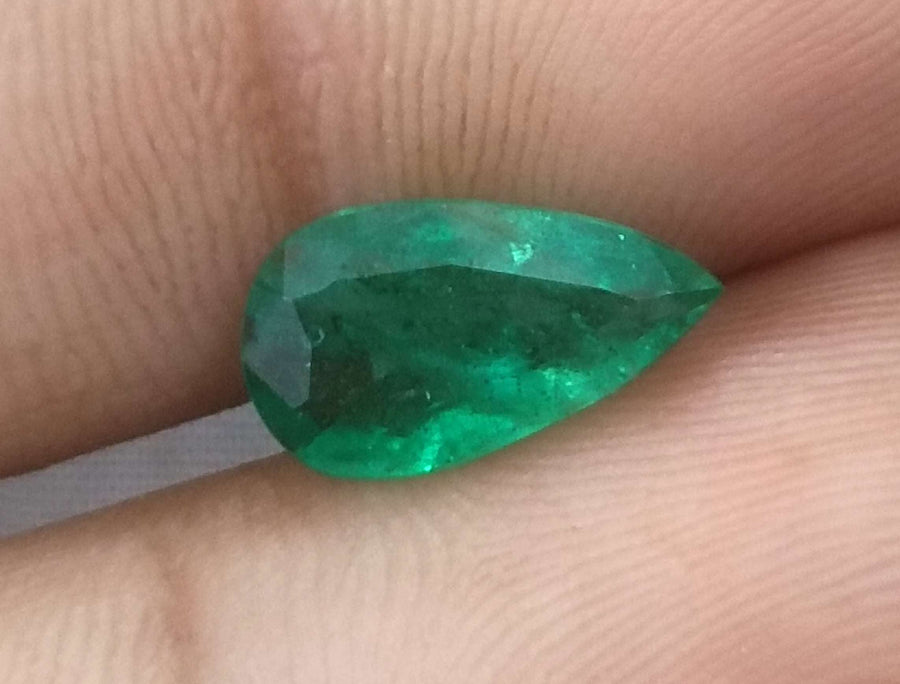 2.08ct Certified Zambian Natural Emerald Stone