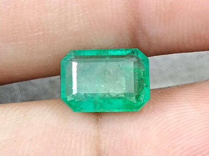 Certified 3.16ct Natural Panjshir Emerald