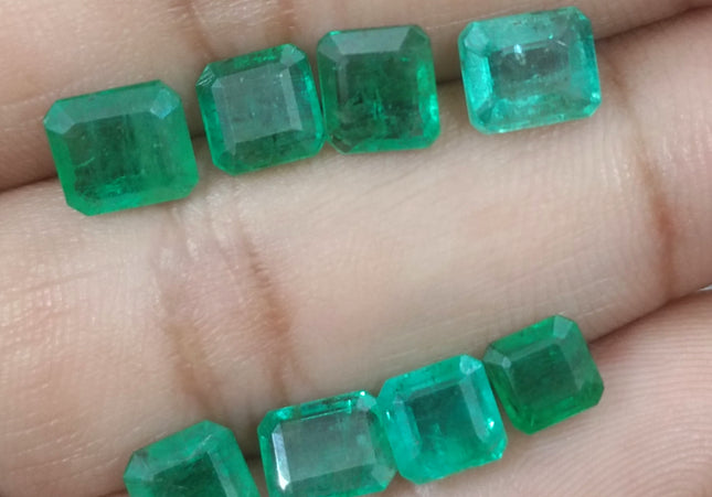 11.37ct Natural Zambian Emerald Parcel Loose Gemstone
