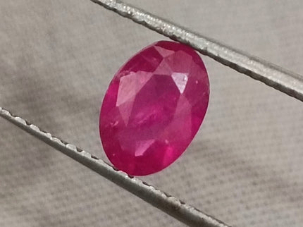 Mozambique Ruby 0.90ct Certified Natural Untreated Blood Red Gemstone