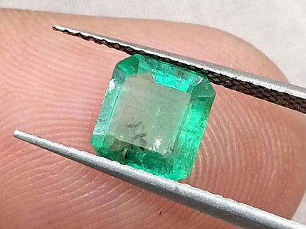 Certified 1.51ct Natural Zambian Emerald Stone