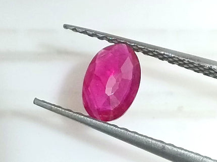 Certified 0.49ct Natural Unheated Blood Red Mozambique Ruby.