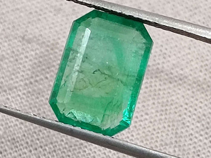 Certified 3.16ct Natural Panjshir Emerald