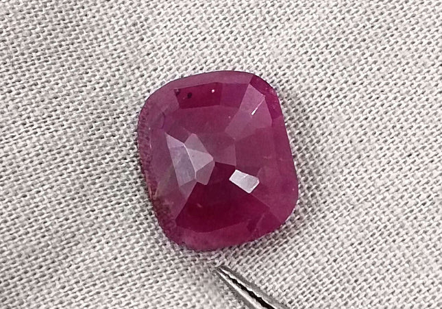 Big size 5.81ct Natural African Ruby unheated loose gemstone