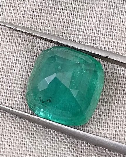 5.87ct Zambian Emerald, Natural Deep Green Gemstone