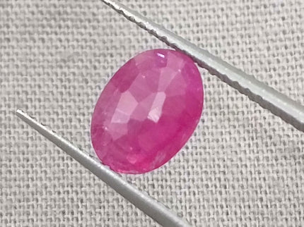 GSI Certified 1.34ct Mozambique Ruby, Natural Untreated Ruby