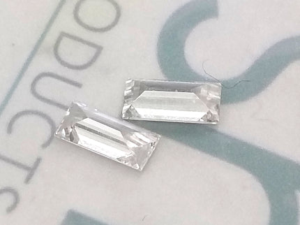 0.53ct Matched Pair Baguette Cut Diamonds(CVD)E VVS