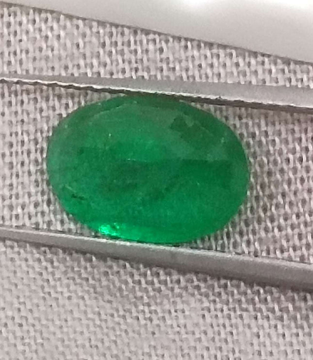 1.72ct Certified Natural Zambian Emerald.