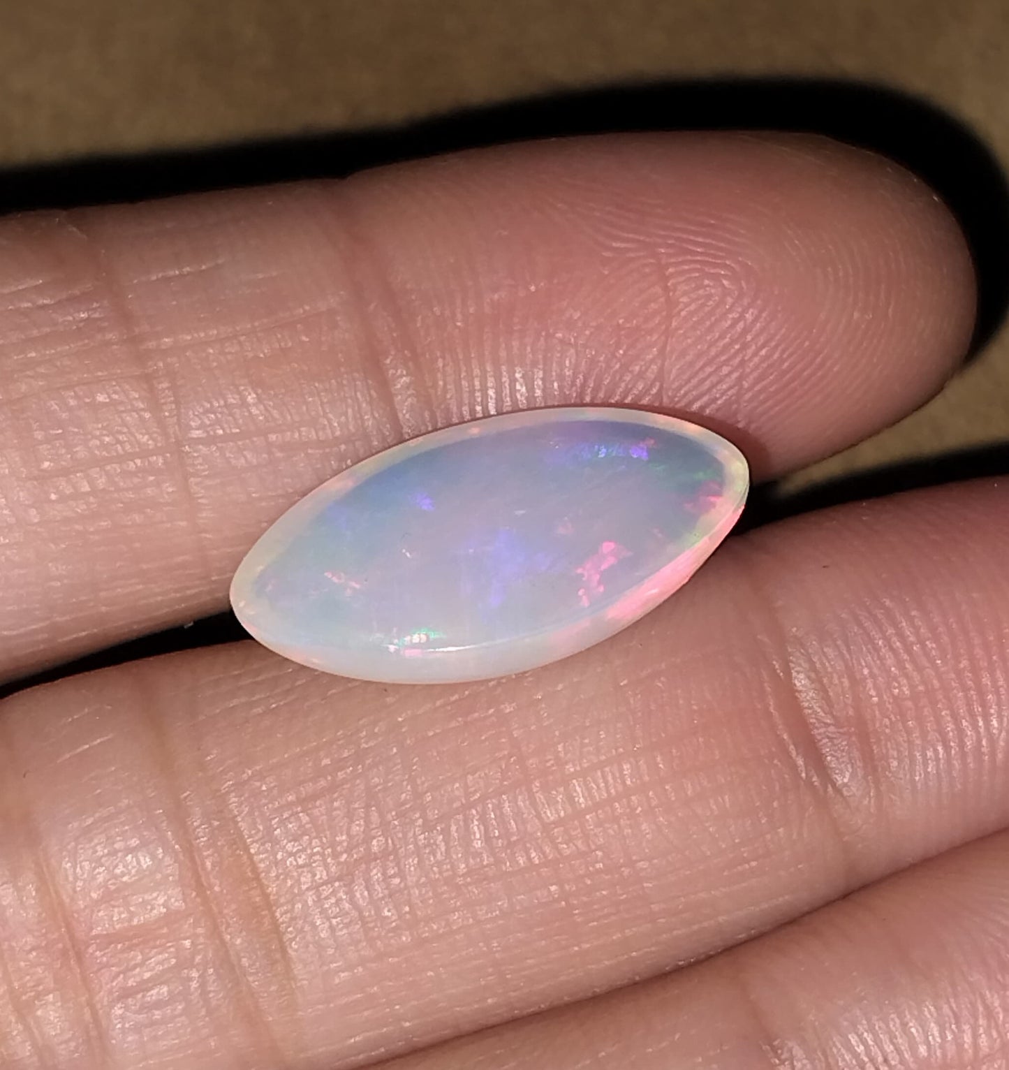 5.04ct Ethiopian Welo mine Opal, 100% Natural Earth Mined Gemstone.