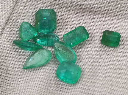 9.00ct Natural Zambian Emerald Parcel.