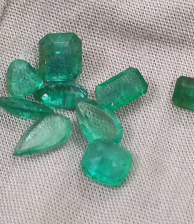 9.00ct Natural Zambian Emerald Parcel.