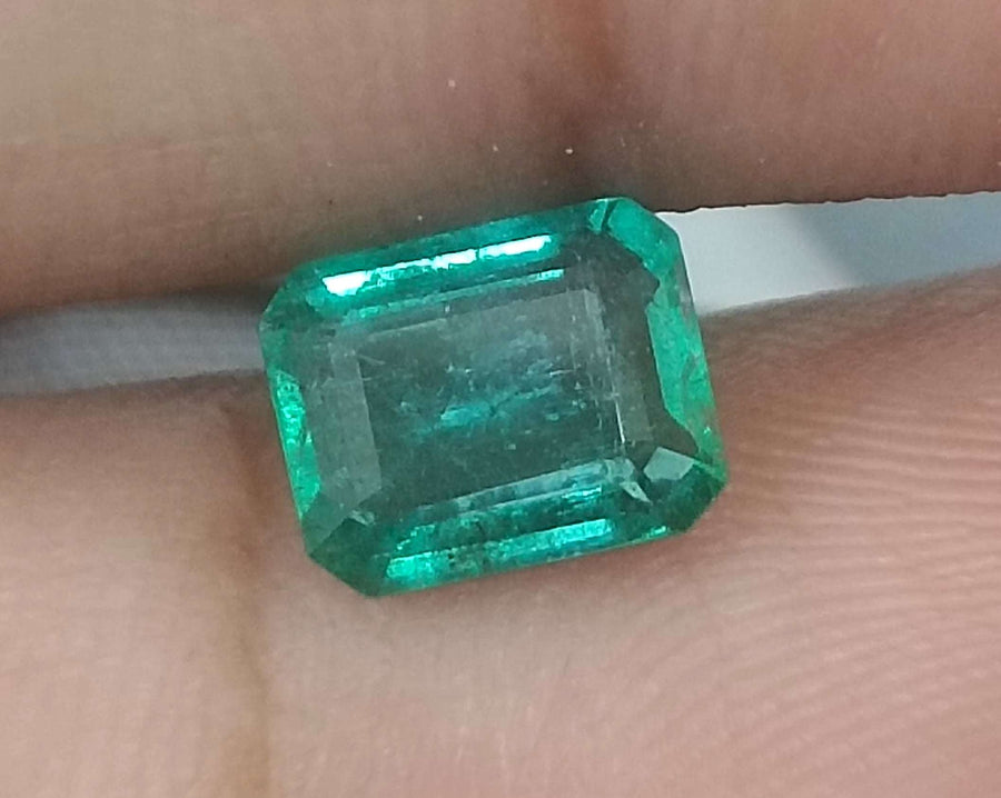 Zambian Emerald 1.39ct Natural Medium Green Loose Gemstone