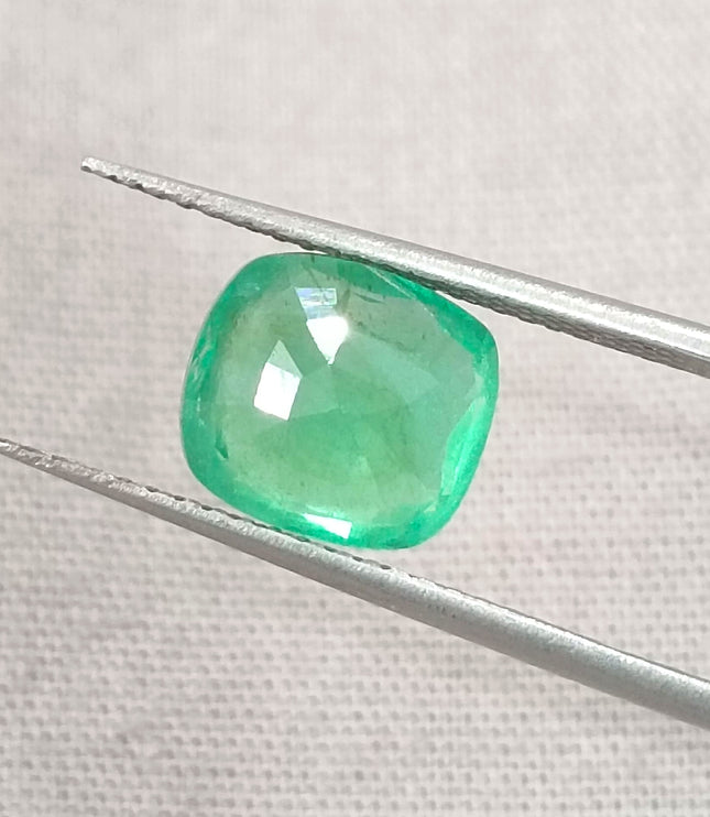 Ethiopian emerald 2.32ct Certified Neon Green Natural Gemstone