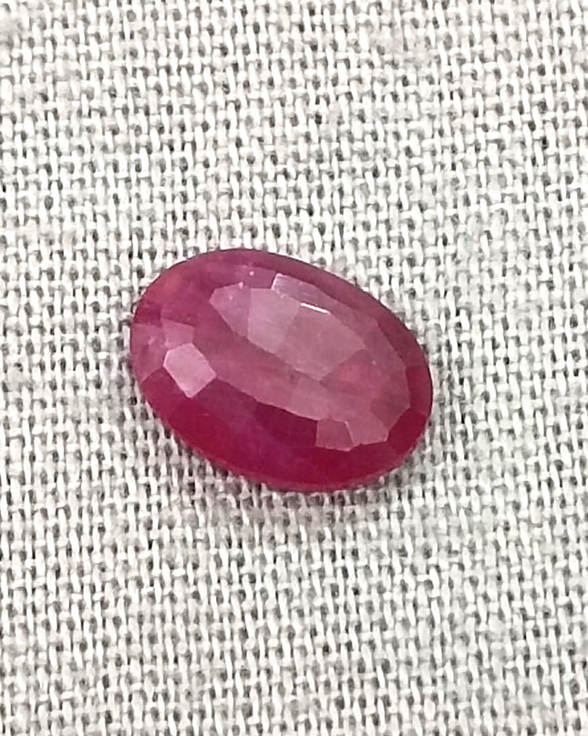 GSI Certified 0.96ct Mozambique Ruby, Natural Untreated Gemstone