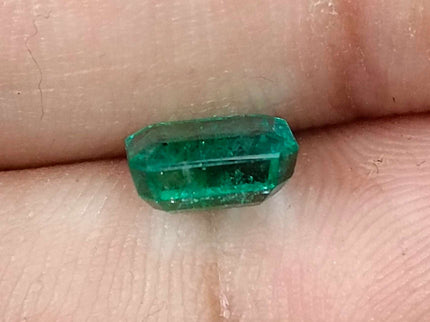 Certified 1.57ct Zambian Natural Emerald