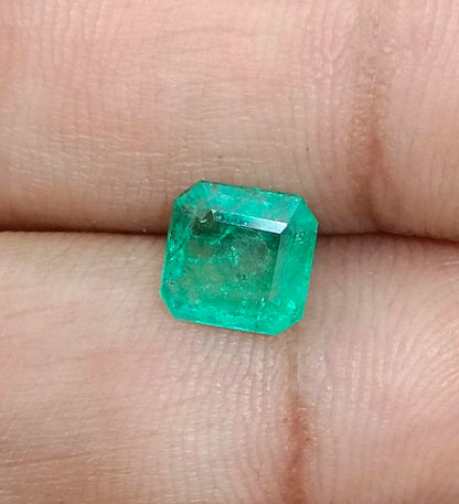 1.68ct Zambian Emerald, 100% Natural Earth Mined Gemstone