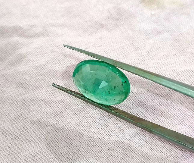 GSI Certified 2.77ct Panjshir Emerald Natural Gemstone