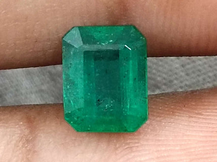 Certified 1.87ct Natural Zambian Emerald Stone