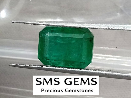 Natural Emerald 2.81ct Certified Deep Royal Green Octagon Cut Gemstone