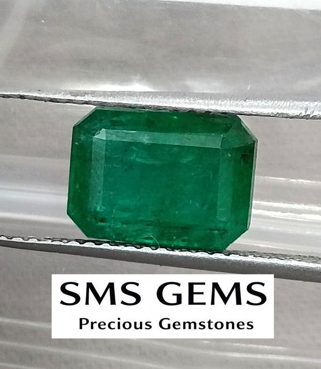 Natural Emerald 2.81ct Certified Deep Royal Green Octagon Cut Gemstone