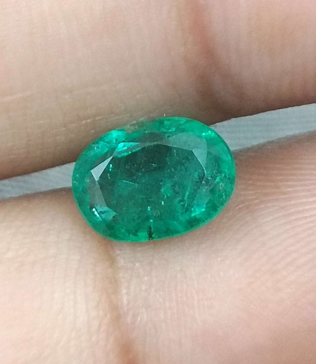 1.87ct Certified Natural Zambian Emerald.