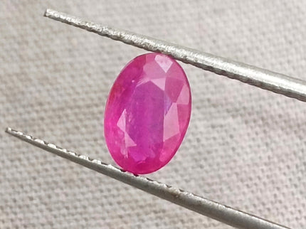 GSI Certified 0.92ct Mozambique Ruby, Natural Untreated Gemstone