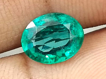 1.70ct Certified  Natural Zambian Emerald Stone