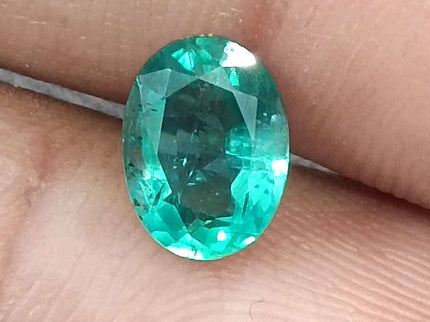 Certified 1.44ct Natural Zambian Emerald
