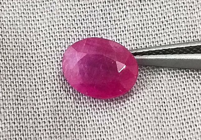 GSI Certified 2.07ct Mozambique Ruby, Natural Untreated Gemstone