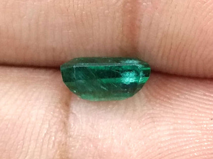 Certified 1.62ct Natural Zambian Emerald