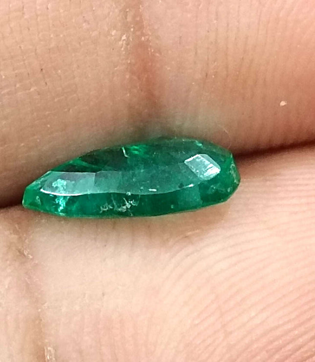 Certified 1.33ct Zambian Natural Emerald
