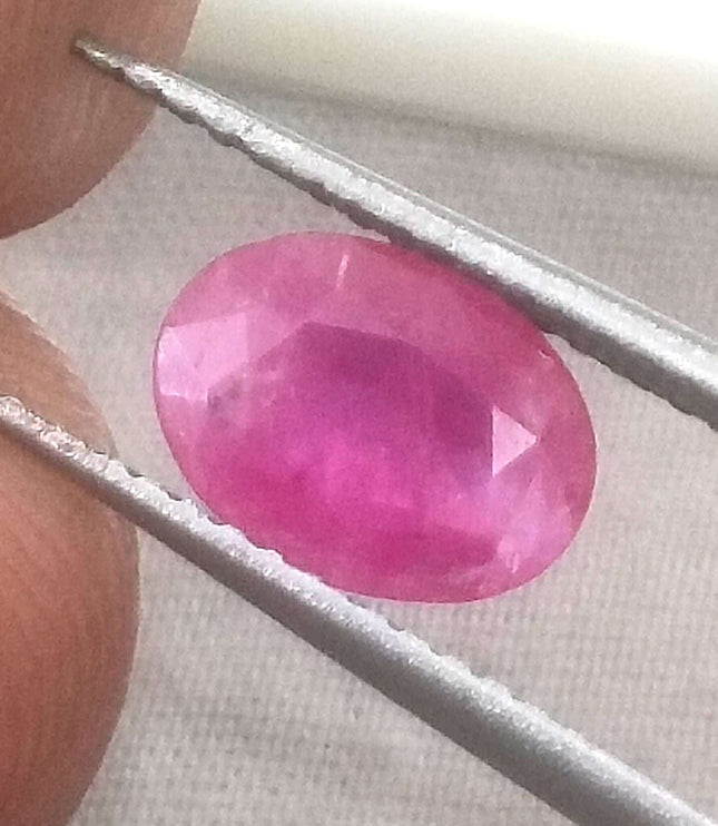 1.20ct Mozambique Ruby, Certified Untreated Gemstone