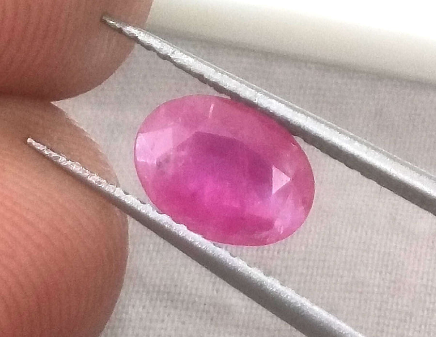 1.20ct Mozambique Ruby, Certified Untreated Gemstone